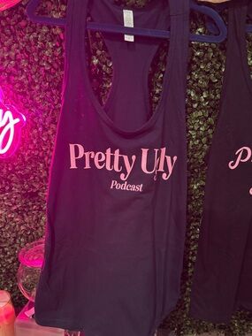 Brand New House of Pretty Ugly Tank -Navy Blue